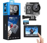 AKASO V50 Elite Caméra Sport 4K 60FPS avec Carte 128 Go, 20MP Action Camera