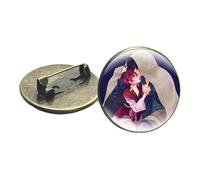 Akatsuki No Yona - Broche Cosplay - Dessin animé - Figurine - Cabochon en verre - Épinglette à vêtements - Décoration de sac à dos, Verre