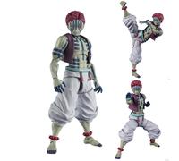 Akaza Figurine anime Tomioka Giyuu Figurine modèle Kamado Tanjiro Super Action Statue de changement mobile Accessoires Figure Sculpture 15 cm PVC Décoration de bureau Objets de collection Cadeau