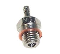 AKAZI N3 Bougie de PréChauffage pour 70117 1/10 1/8 RC Truck Nitro Moteur PièCes