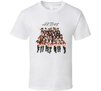 Akb48 J T Shirt Unisex Crew Neck Cotton Tee Men's Short-Sleeve T-Shirts White L