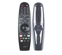 AKB75855501 Télécommande vocale de rechange pour LG Smart TV AN-MR20GA MR21GA MR22GN MR23GN MR24GN MR19BA MR18BA MR650A, avec fonction voix et pointeur, pour téléviseurs LG Smart OLED Thinq Webos,