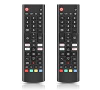 AKB76037601 Lot de 2 télécommandes universelles de rechange pour LG Smart TV, compatibles avec tous les téléviseurs LG LED, OLED, LCD, webOS, 4K, 8K UHD, HDTV, HDR Smart TV