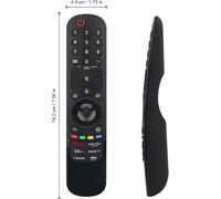 AKB76045003 Télécommande Vocale Remplacée Convient pour LG MR24GA Magic Motion Sensor TV Remote 43NANO81T6A 43UT81006LA 50UT91006LA OLED42C44LA OLED97G45LW Compatible MR23GA MR22GA MR21GA