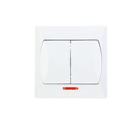 AKCENT 5907577410766 LP-2AS/00 Bougeoir avec éclairage Blanc