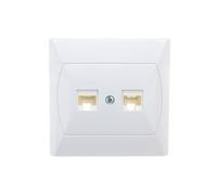 AKCENT Double prise PC RJ45 cat.5e FOREX blanc GPK-2A/F/00