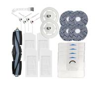 akddaf Brosse latérale Principale d'aspirateur, Compatible with ECOVACS, Deebot T10 Turbo brosses d'aspirateur et Filtre(Set25)