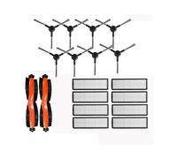 akddaf Brosse latérale Principale de Filtre, Compatible with Xiaomi, aspirateur Robot S20 + S10 Plus B108GL B105 B108CN B113CN brosses d'aspirateur et Filtre(18PCS Set)