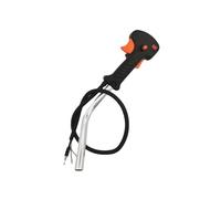 akddaf Chaîne de câble d'accélérateur de Coupe Gazon | Compatible With Tube JOHN GARDENER,poignée de,interrupteur gâchette en aluminium(A 1 PC)