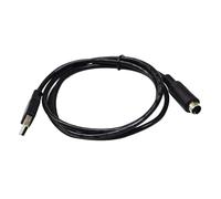 AKDDNZX Adaptateur USB A 2.0 vers MINI DIN 7 broches MD7 mâle, IK multimédia IRIG STREAM KEYS 2 PRO DUO e/s clavier MIDI, câble d'extension de données PC(3.6M)