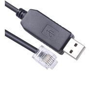 AKDDNZX Câble série USB vers RJ12 6P6C, programmation RS232 for DL05 DL06 DL105 DL205 D3-350 D4-450 D2-DSCBL(3 meter)