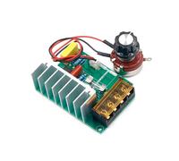AKDDNZX Contrôleur de vitesse de moteur haute puissance 4000 W 0-220 V SCR Régulateur de tension électrique Contrôleur de vitesse de variateur avec assurance contre la température