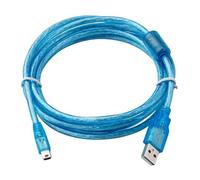 AKDDNZX JZSP-CVS06-02-E Câble d'alimentation servo applicable - V 7S Câble de téléchargement de programmation des données transparent (bleu 5 m)