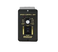 AKDDNZX Régulateur de vitesse du moteur AC 220V, décélération et arrière, régulateur de vitesse du moteur, Double rangée, Port de connexion de Type A, 6W-250W(25W_WITHOUT CW CCW)