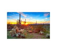 AKDJGFP Fond Aquarium Décoration d'aquarium, Affiche décorative, Paysage désertique, Aquarium, Autocollant(Color1,50x100cm)