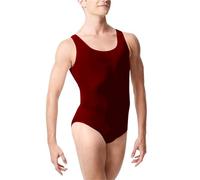 AKDJGFP Justaucorps Gymnastique Fille Collants sans manches grande taille for hommes, collants une pièce for le ventre, collants sans manches, collants de danse et de gymnastique(COLOR 2,XL)