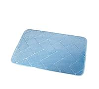 AKDJGFP Tapis de Bain Antiderapant Tapis de Sol Doux antidérapant en Relief for Salle de Bain, lavabo, Baignoire, Porte de Douche, Tapis de Bain(Sky Blue)