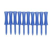 AKDJGFP Tee Golf Tees de Golf 50 pièces/Ensemble en Plastique 68mm, Coussin en Caoutchouc Durable, Couleur Bleue