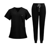 AKDJGFP Tenue Infirmiere Blouses d'opération à Manches Courtes for Le Lavage des Mains, Blouses d'infirmières for la Gestion de la Peau des Femmes, Blouses d'opérateur, Salopettes(Color3,M)