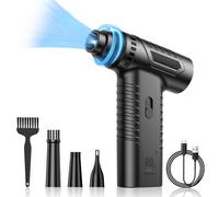 Akdomart Dépoussiéreur électrique à air comprimé, vitesse de hauteur 150 000 tr/min, kit de nettoyage pour PC, mini compressé Air Duster avec batterie de 4000 mAh, pour ordinateur portable, clavier