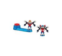 Akedo 14288 Ultimate Arcade Warriors Giants Mini Battling Action Figures Ready, Fight, Split Strike-Scratch-Atron