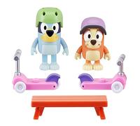 Akedo Coffret de 2 véhicules et Figurines articulées Bluey (6,3 à 7,6 cm)