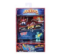 Akedo Glam Granderson VS Epic Shreddy Bear Ensemble de jeu complet pour commencer la bataille, 2 guerriers Akedo et 2 contrôleurs inclus, pour enfants à partir de 6 ans, AKE01200, multicolore