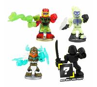 Akedo Légendes Powerstorm Coffret Guerrier Collector 4 Figurines Miniatures de Combattants, Dont 1 Guerrier Ultra Rare et 1 Guerrier mystère