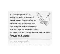 akeke Carte d'anniversaire pour lui, mari, mari, mari, carte de portefeuille gravée « I Love You » - Notes d'amour pour mari - Cadeau de relation longue distance pour lui, petit ami Han10