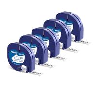 Aken 91221 Étiquettes en Plastique Compatible avec Dymo LetraTag Ruban