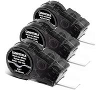 Aken Lot de 3 rubans d'étiquettes compatibles avec M21-750-499, étiquettes adhésives permanentes en tissu de nylon, compatibles avec BMP21PLUS, largeur 19,05 mm x longueur 4,88