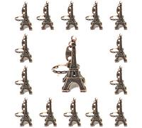 AKER Lot de 50 Porte-clé Tour Eiffel Pairs Souvenir Couleur cuivre Ancien 4,5 x 2 cm Cadeaux