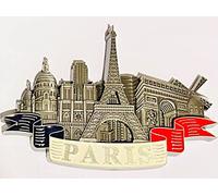 AKER Magnet Aimant de frigo Cuisine Souvenir de France Paris métal Cadeaux G179 (Argenté)