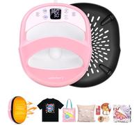 AKEYDIY 5603_EU Heat Press Machine de transfert Rose 30,5 x 25,4 cm