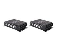 Akfldms 2X -838 Amplificateur HiFi 2.1 Canaux Voiture MP3 Mini Ampli EntréE AUX RéGlage des Basses Hautes et Basses Amplificateur Super 20Wx2 + 40W