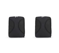 Akfldms 2X ÉTui Universel en Fibre de pour Violon, Étui Rigide, Sac de Partitions Légères Carrées, Noir