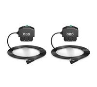 Akfldms 2X Kit de Câblage OBD pour Caméra Tableau de Bord, Kit de Câblage USB Type C pour Caméra Tableau Bord avec Câble d'alimentation OBD pour Caméra de Tableau de Bord 12-24 V à 5 V/3 A