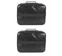 Akfldms 2X Porte-Documents avec Serrure, Boîte de Rangement de Documents Ignifuge à 3 Couches avec Fermeture à Glissière étanche, Utilisée pour Les Ordinateurs Portables, Documents B