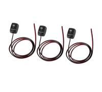 Akfldms 3pack Inline KCD1 Rocker Switch 10A 12V SPST Switch Box with Self-Adhesive for Car Boar Household