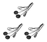 Akfldms 3X 21 Pouces Longueur Du 1/4 Pouce Sortie Jack 2 en 1 Transducteur de Disque Ramassage Piézo pour Guitare Violon Ukulélé Mandoline Banjo Violoncelle (avec Couvercle)