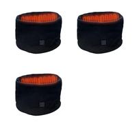 Akfldms 3X Écharpe Chauffante Électrique D'Hiver, Cache-Cou Rechargeable par USB, Écharpe Polaire à 3 Vitesses de Réglage pour le Cyclisme et le Ski