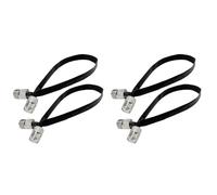 Akfldms 4 Pièces - Câble Coaxial de 20 cm pour Fenêtre/Porte Passant à Travers Un Câble Plat, Connecteur SO239 UHF à Mâle