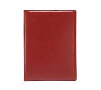 Akfldms A4 PU Padfolio Dossier Portefeuille Porte-Documents D'Affaires Presse-Papiers en Métal Support Organisateur de Documents Facile à Utiliser, A