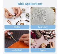 Akfldms Brûleur de à Double Chauffe USB MELT ONE-TOUCH et 2 TIRE INTERCHANGEMENTABLE CONSEILS RECHARGAGE CORDESS ZAPPER pour STRING