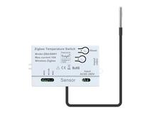 Akfldms Capteur de Commutateur de Température Tuya Zigbee AC85-265V/USB5V Contrôle à Distance Via APP Commutateur Intelligent avec Minuterie 1M