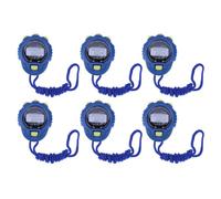 Akfldms Chronomètre Électronique LCD de Sport avec Compteur, Chronographe, Minuteur Numérique, Montre Odomètre 6PCS