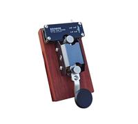 Akfldms Clé de Transmission Radio FM Telegraph Telegram CW Morse Code Pratique Clé Son Simulé Batteur Radio