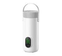 Akfldms Électrique de Voyage pour Café, Petite Portable pour Thé, Ébullition de l'eau 350mL, Chaudière à Eau Chaude Rechargeable de 27000mAh.