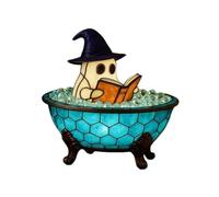 Akfldms Halloween Ghost Night Light Ghost Bubble Bubble Baign Lampe Holiday Bathtub Funny Color Changement Atmosphère