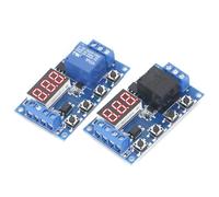 Akfldms Interrupteur de Minuterie à Cycle de Déclenchement DC 6-30V avec Affichage LED, Module Relais pour Fonction de Contrôle D'Automatisation On/Off.